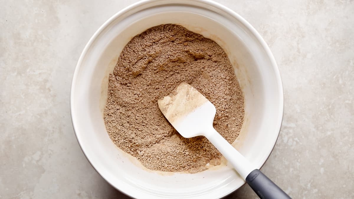Mix the dry ingredients for the protein balls