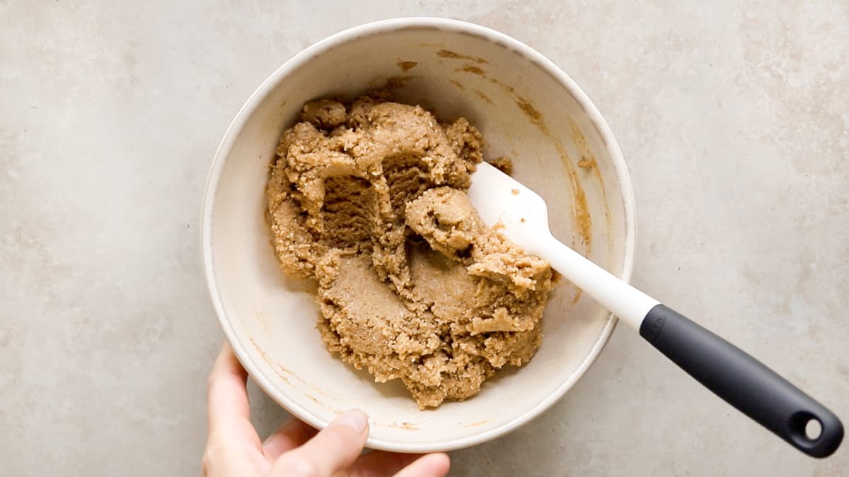 Mix the cookie dough