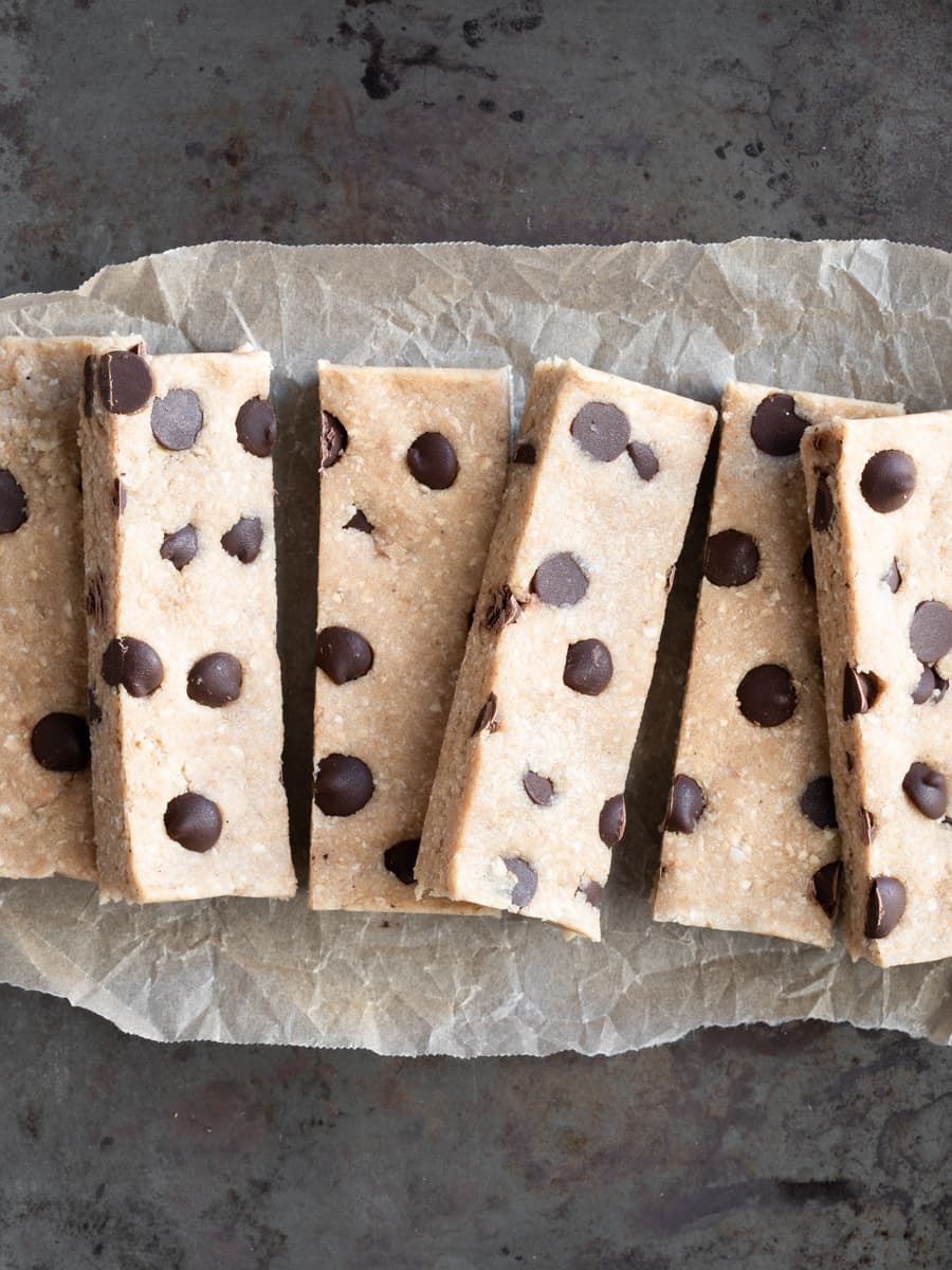 Chewy Choc Chip Oat Protein Bars