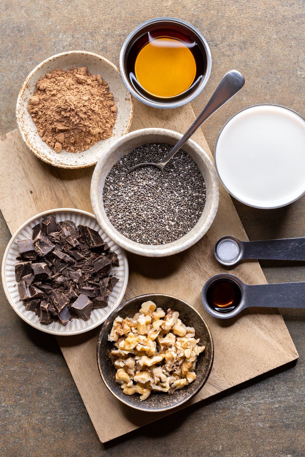 Chocolate Brownie Batter Chia Pudding