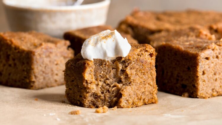 Easy gluten-free gingerbread cake made without molasses