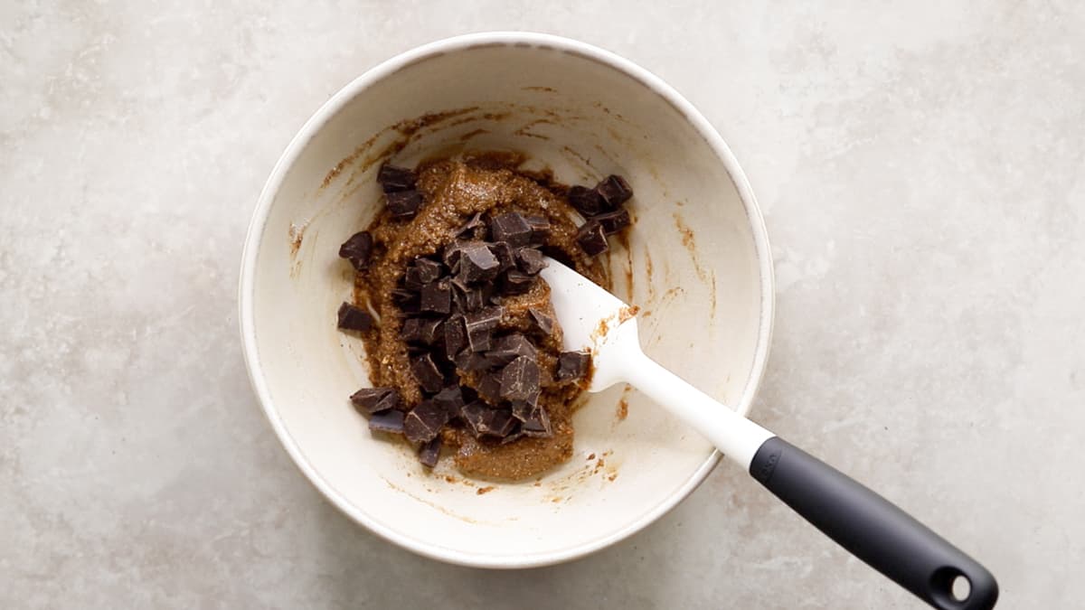 Mix the cookie dough