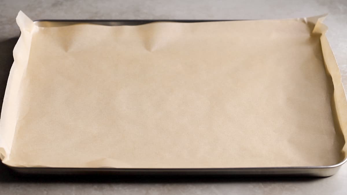 Line a rimmed baking sheet with parchment paper