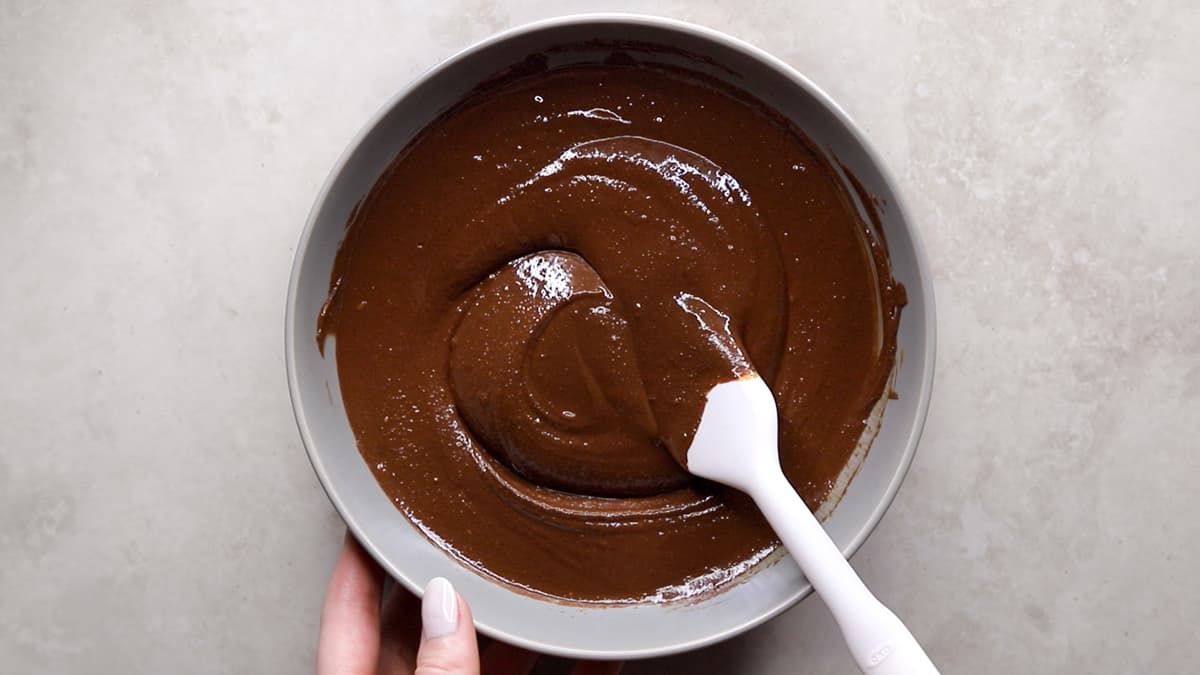 Melt the chocolate fudge ingredients together