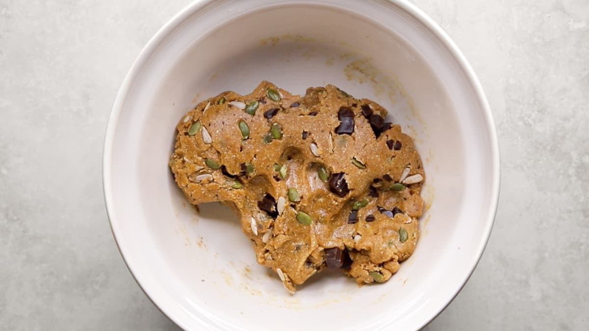 Knead the mix-ins into the cookie dough